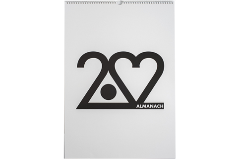 Okładka kalendarza: Twożywo. Almanach 2022