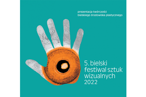 Okładka katalogu 5. Bielskiego Festiwalu Sztuk Wizualnych 2022