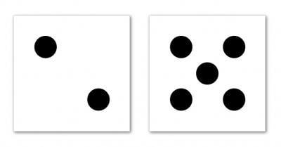 Kamil Kuskowski, Lucky-Seven-I, 2011, akryl, pł&oacute;tno, 2 x&nbsp;150x150 cm