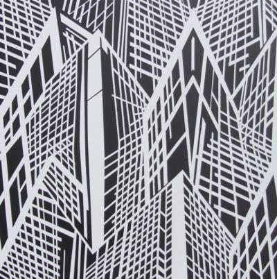 Jakub Kusa, KBB I, 2010, akryl, olej, 100 x&nbsp;100 cm&nbsp; 