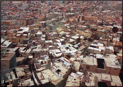 Artur Przebindowski, Megalopolis XXX, 2011, tempera, akryl, pł&oacute;tno, 140 x&nbsp;200&nbsp;cm