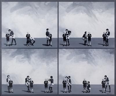 Kamila Woźniakowska, Jenny, 2010, akryl, sklejka, 148,5 x 178&nbsp;cm&nbsp;cm
